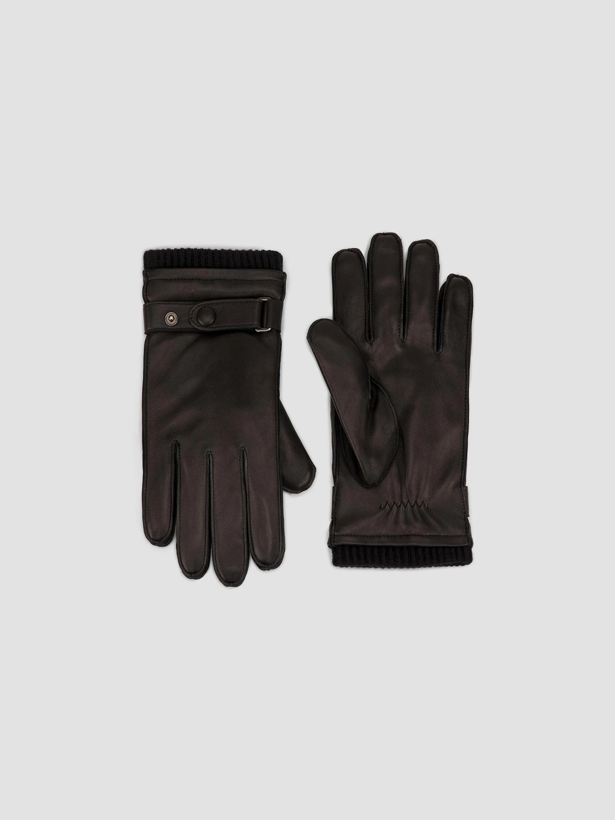 Leather & Cashmere Gloves