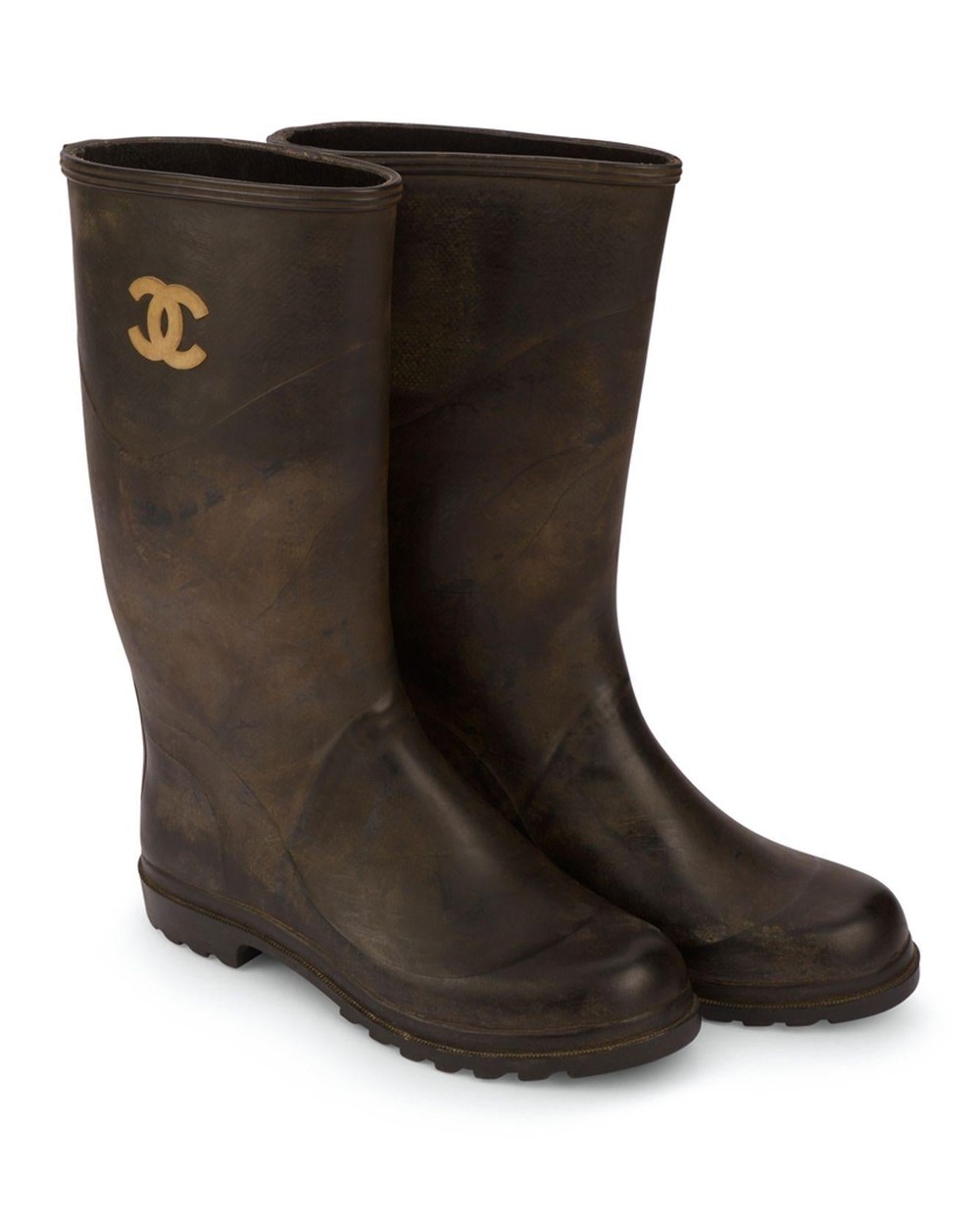 Pre-Owned Rare Rain Camouflage Boots