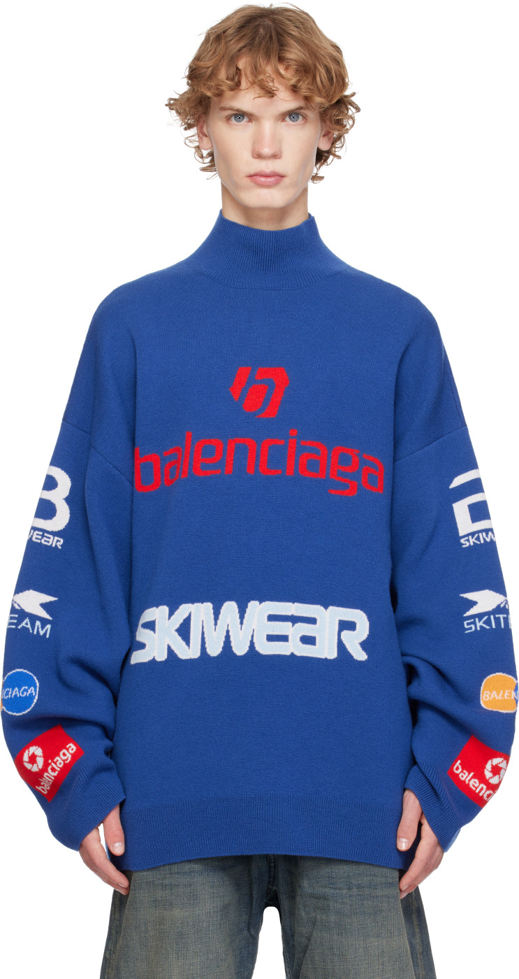 Blue L/S Turtleneck