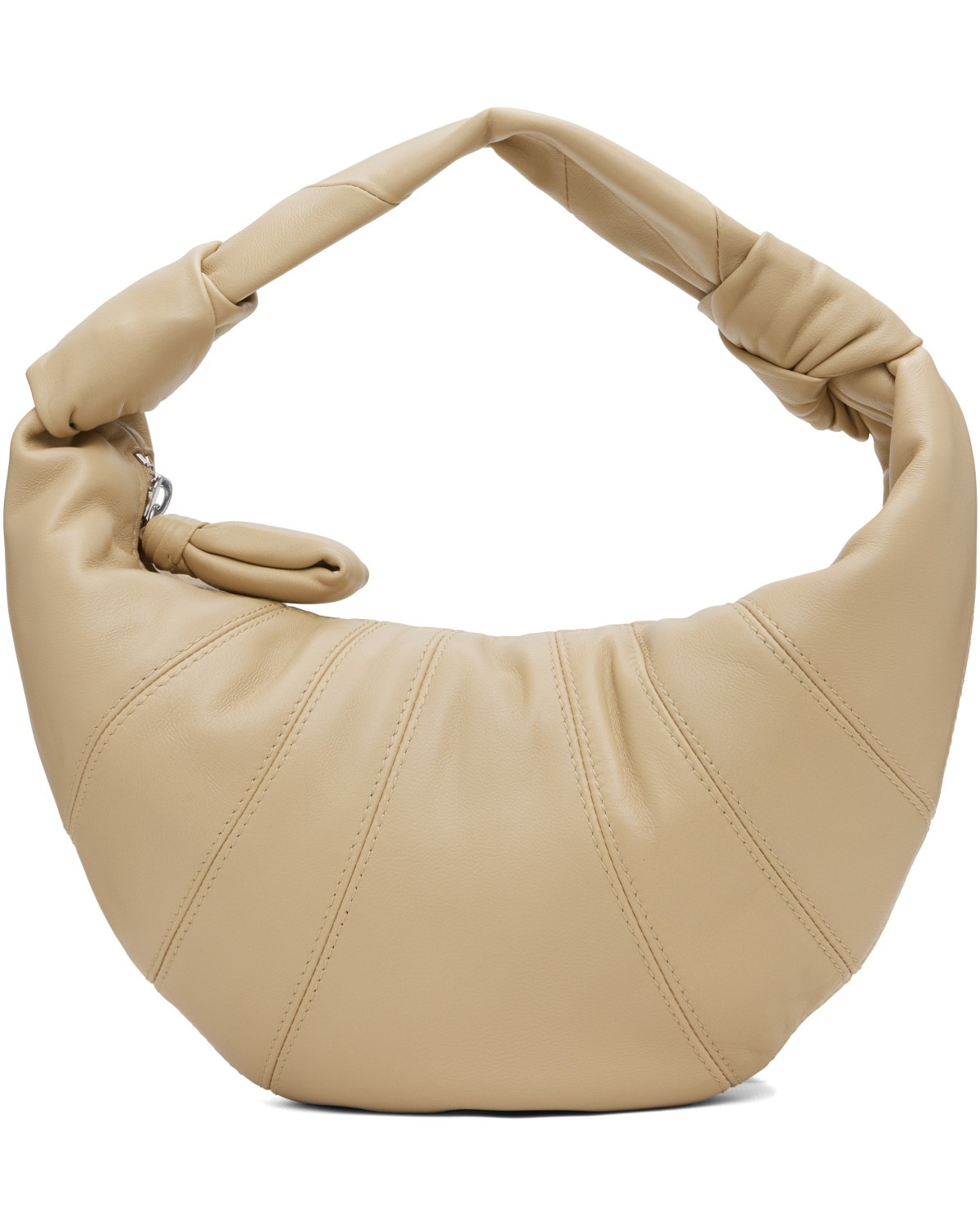 Beige Mini Fortune Croissant Bag