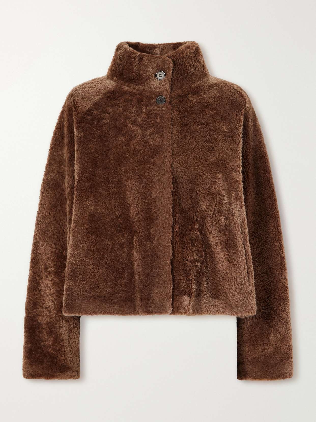 Ariana reversible shearling and leather jacket