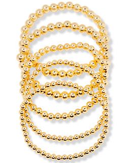 Gold Plated Makenna XL Bracelet Set