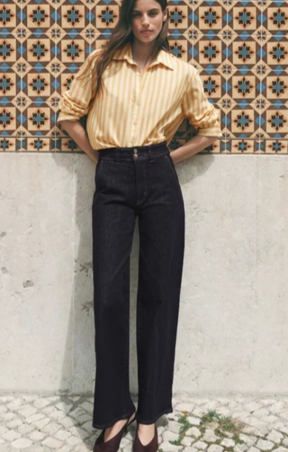 The Atelier High-Rise Trouser Denim