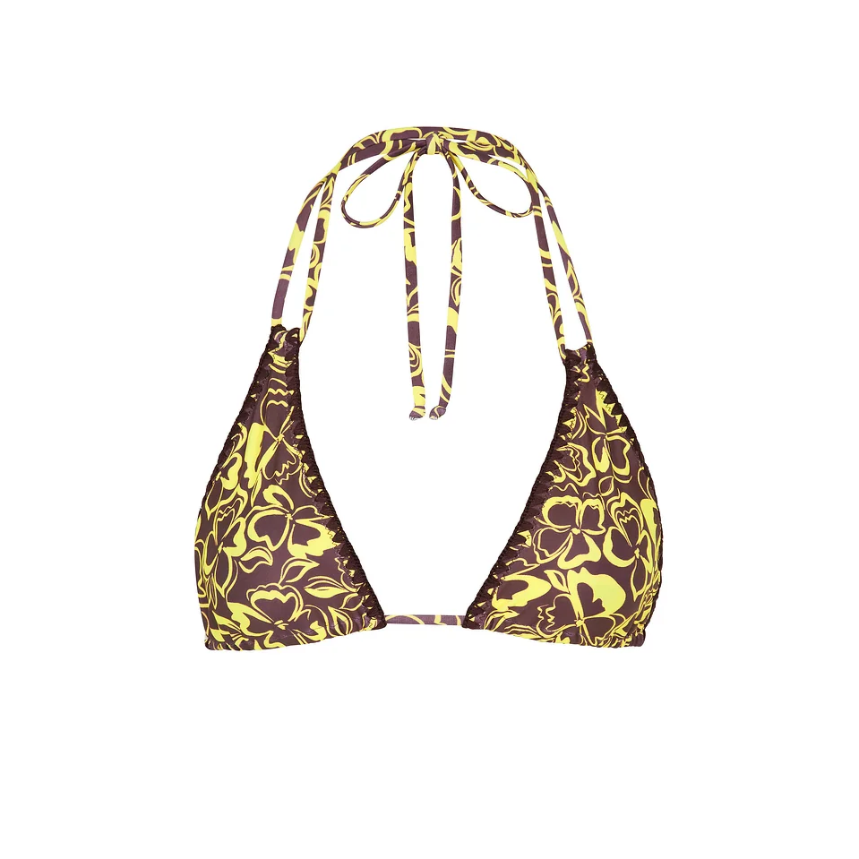Simple Crochet Halter Bikini Top - Coconut Kisses
