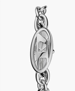Women's D-Era Quartz Two-Hand Silver Stainless Steel 38mm