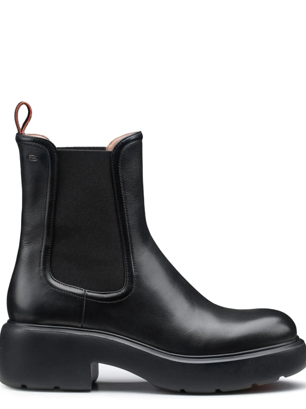 Santoni Easy Leather Ankle Boots