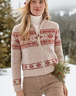 Snowcap Cashmere Sweater Jacket