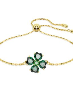 Idyllia Crystal Clover Bolo Bracelet