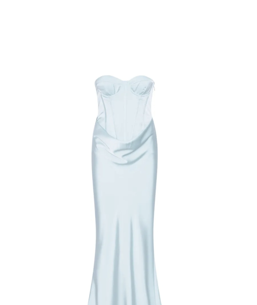 corset maxi dress