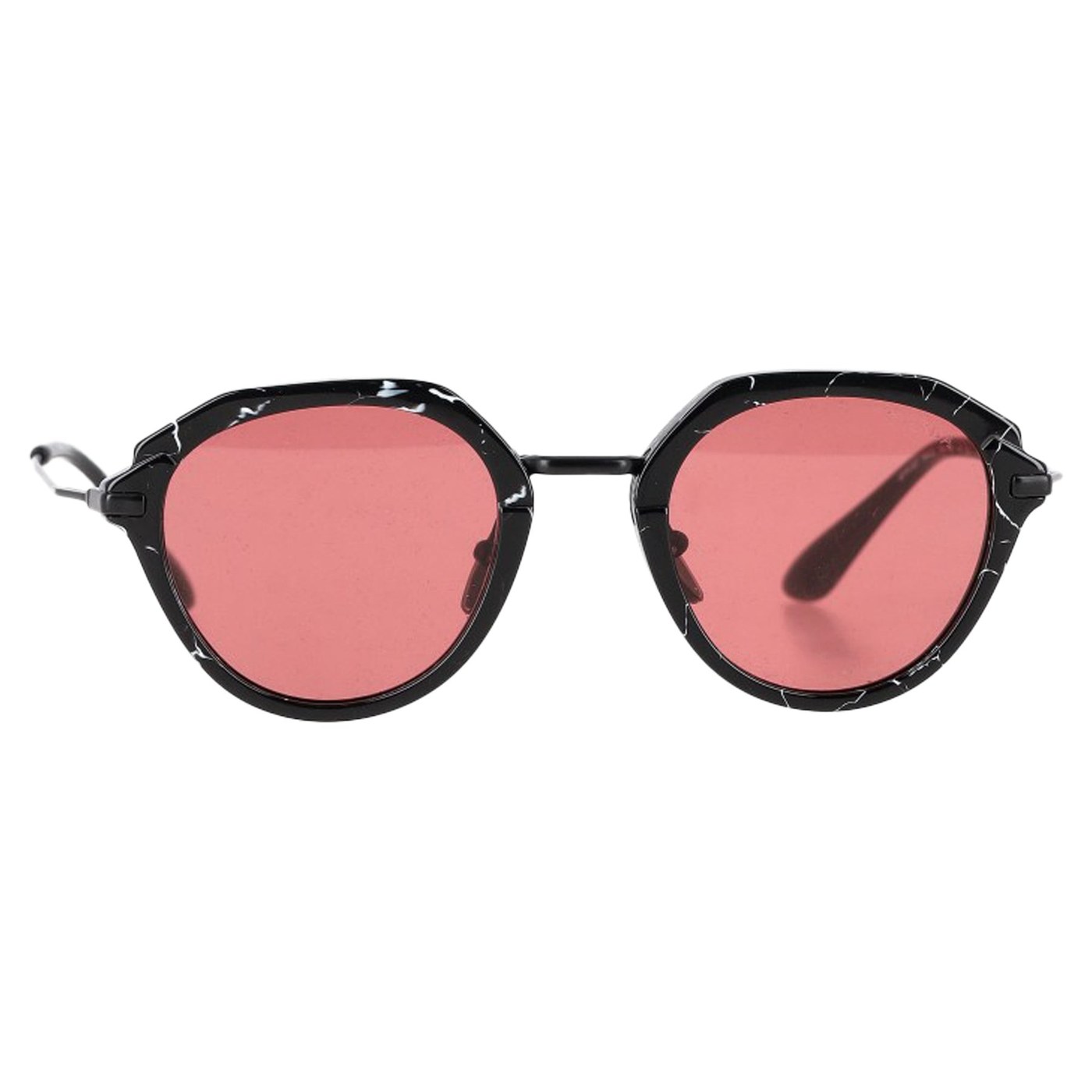 Phantos 50mm Sunglasses in Black Acetate