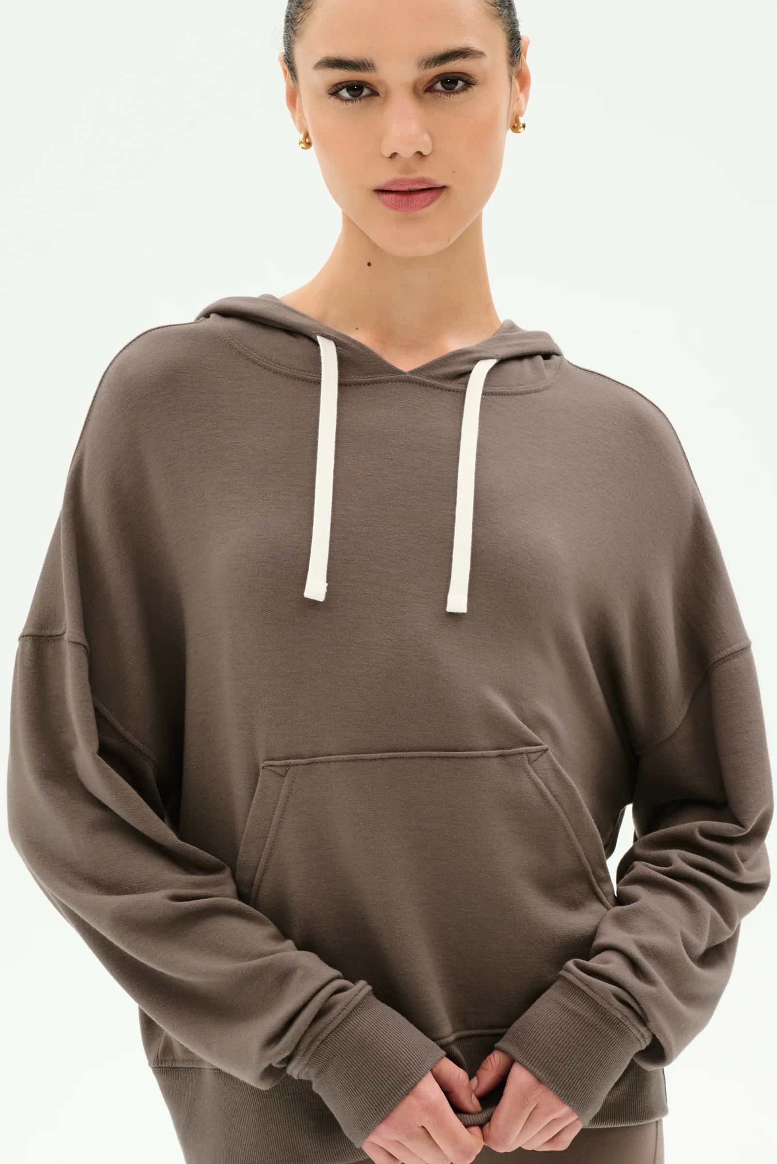 Joey Fleece Hoodie - Lentil