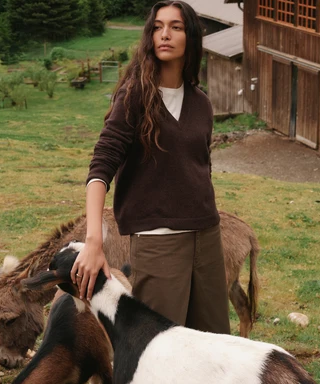 Flynn Cashmere V-Neck