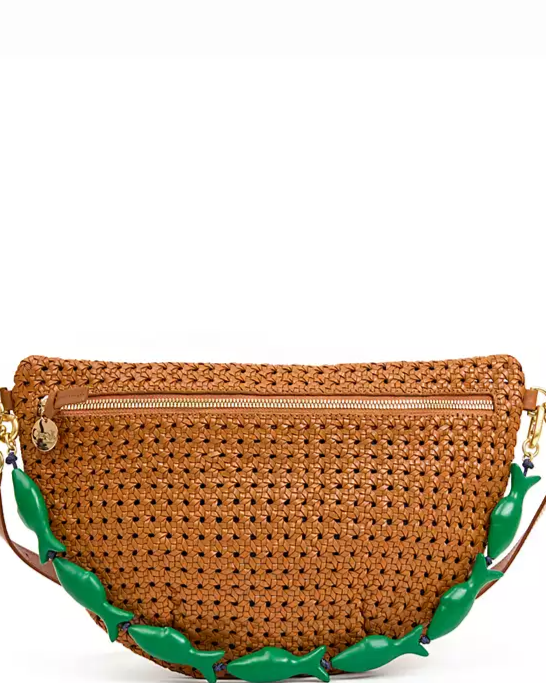 Grande Woven Leather Fanny Pack - Exclusive