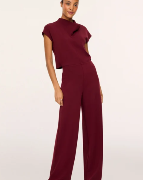 SPANX AirEssentials® Draped Cowl Neck Jumpsuit