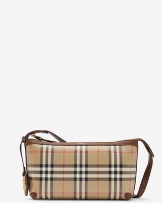BURBERRY MINI CHECK SHOULDER BAG