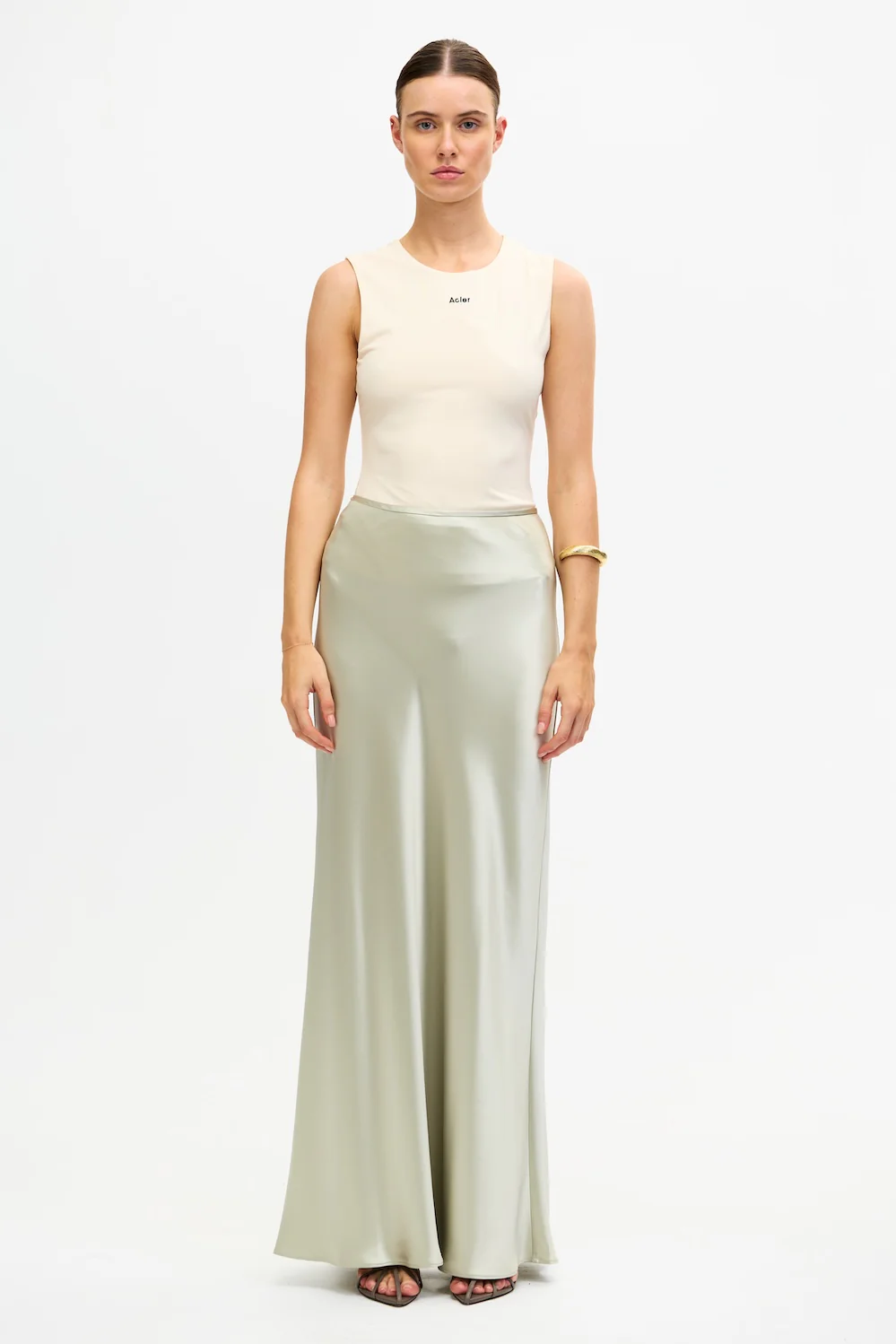 SHORTGREEN MAXI SKIRT