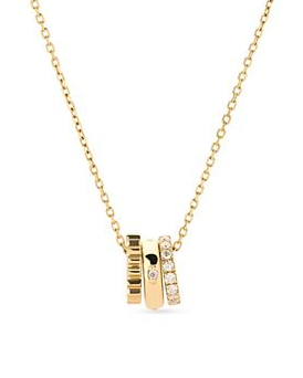 Solid Gold & Lab-Grown Diamond Zeno Charm Necklace