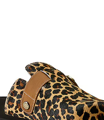 Ariat Country Leopard Print Faux Fur Mules