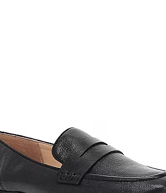 Faith Milled Nappa Leather Penny Loafers