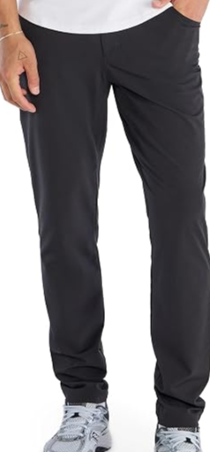 Basics Ripstop Pants for Men, Tapered Fit, Zipper Pocket