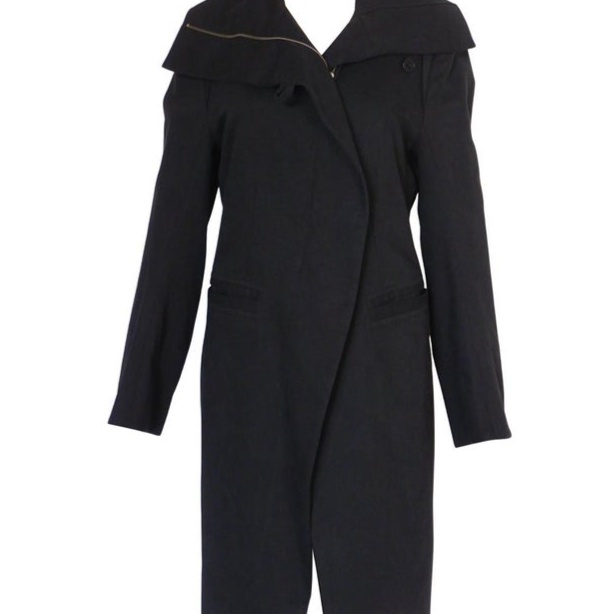 Ann Demeulemeester Black Tailored Coat