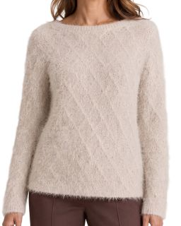 Long Sleeve Boat Neck Sweater