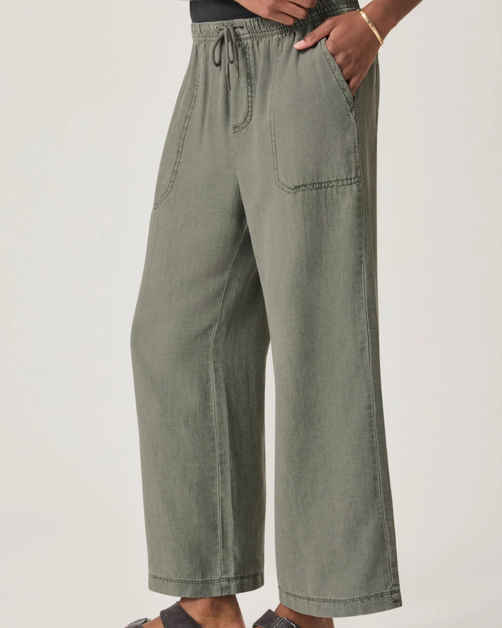Angie Crop Wide Leg Pant