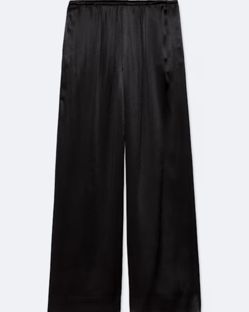 Lycia Crepe Wide-Leg Pants