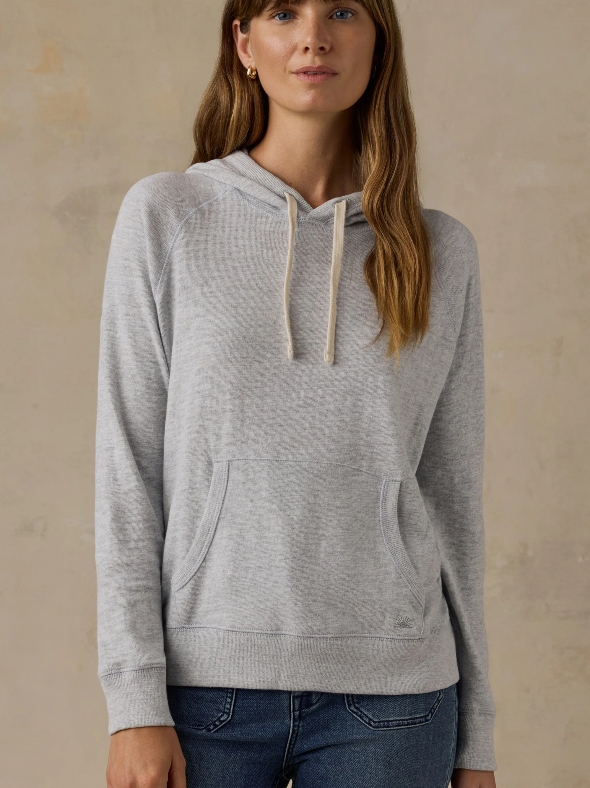 Sunwashed Organic Hoodie - Light Grey Heather