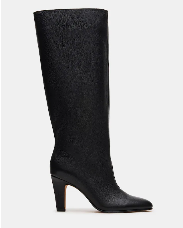 Overstock Steve Madden Rizk Leather Heeled Tall Boot