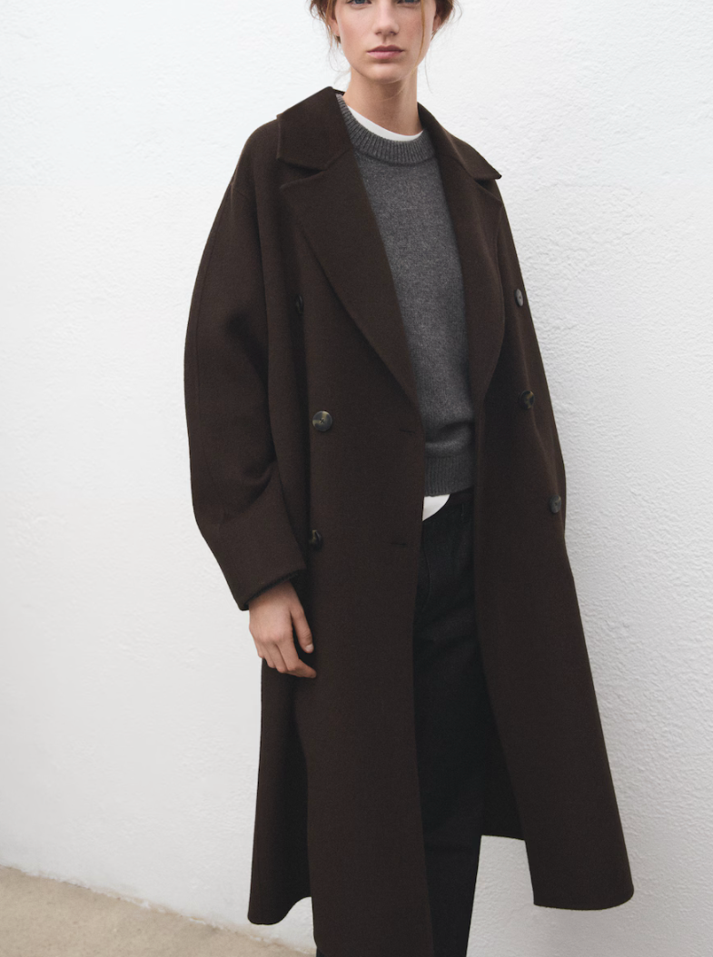 Handmade Oversized Wool Coat