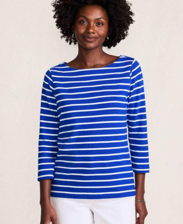 Women's Mariner Jersey Boatneck Top
