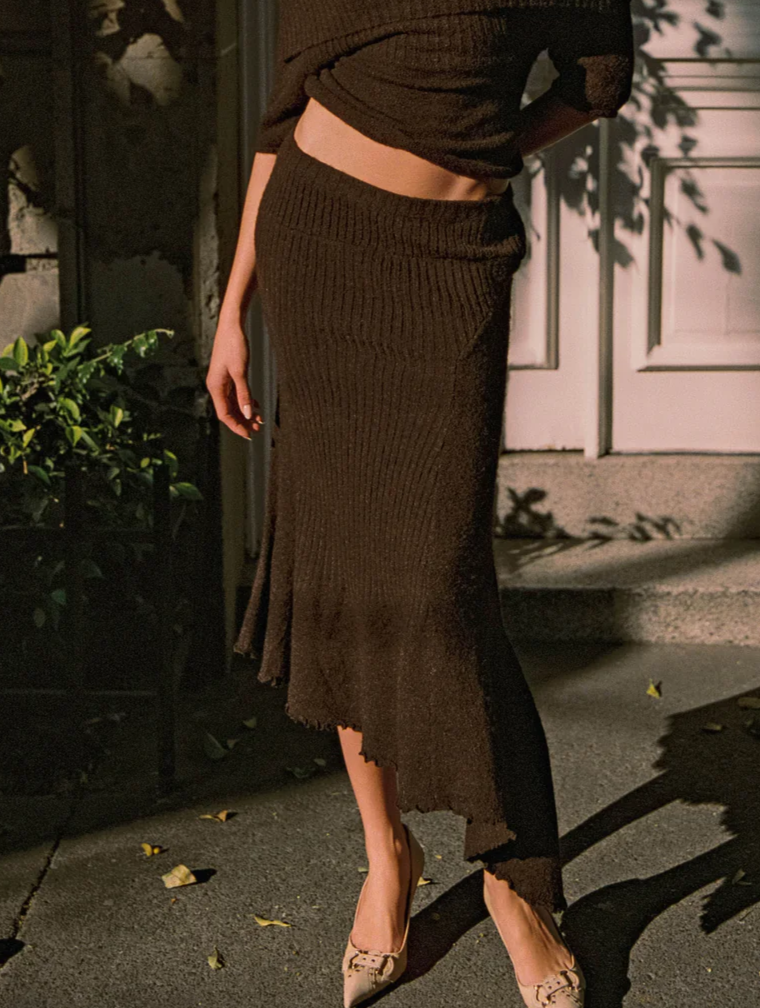 Fia Skirt | Chocolate