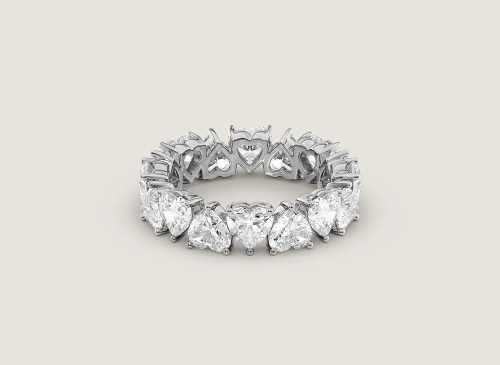 Kinn Studio Beloved Heart Eternity Band Ring