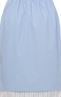 Embellished Cotton Knee-Length Skirt