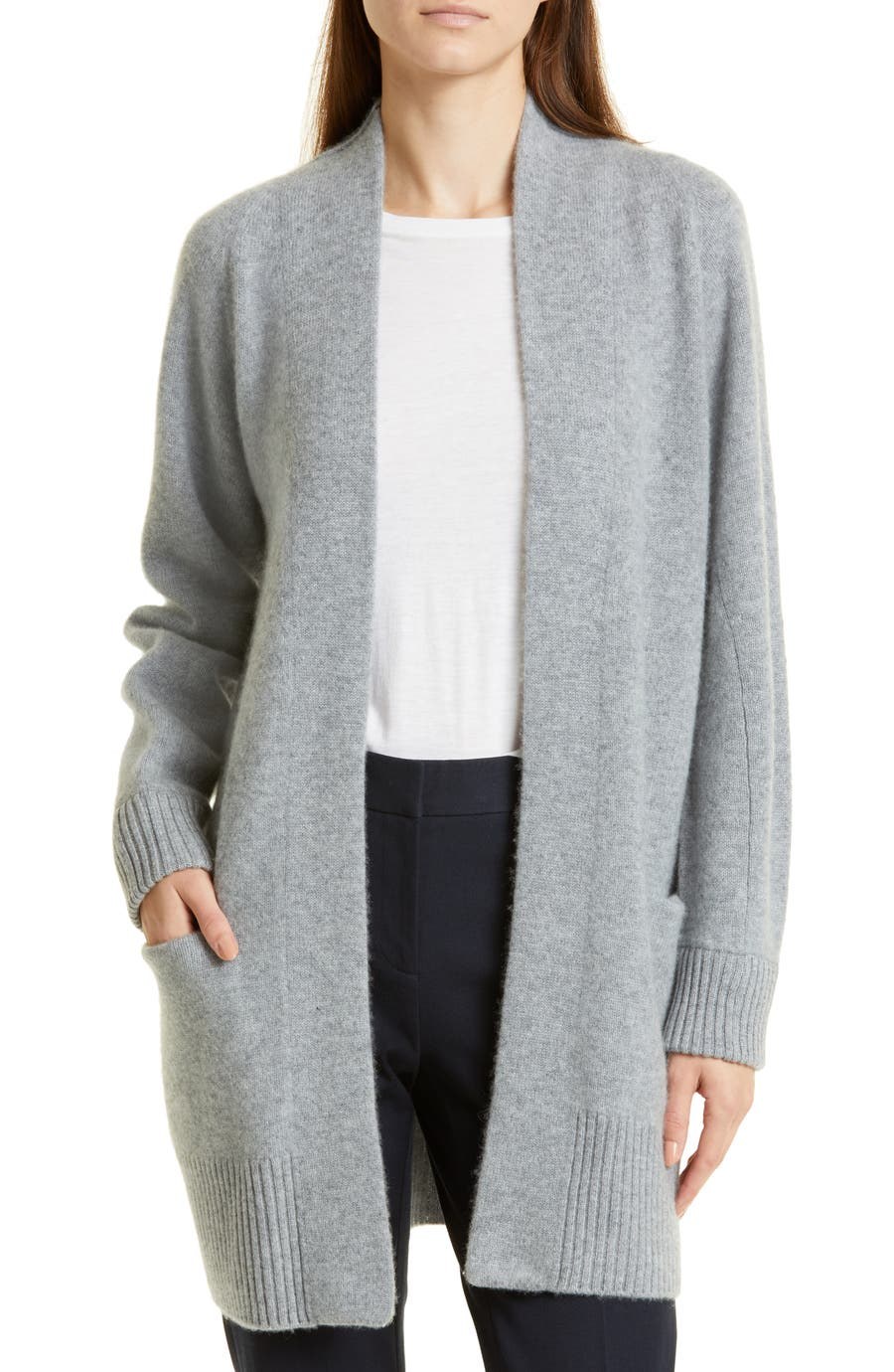 Shawl Collar Cashmere Cardigan