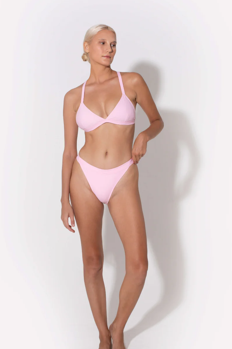 Hedy Mid Rise Bottoms Pink
