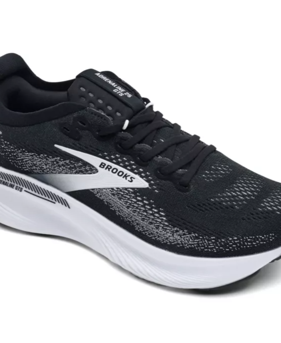 Women's Adrenaline GTS 25 Running Sneakers from Finish Line - Black, Gray, White