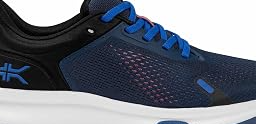 KURU Atom Fusion Arch Support Walking Sneakers - Midnight Blue/Jet Black