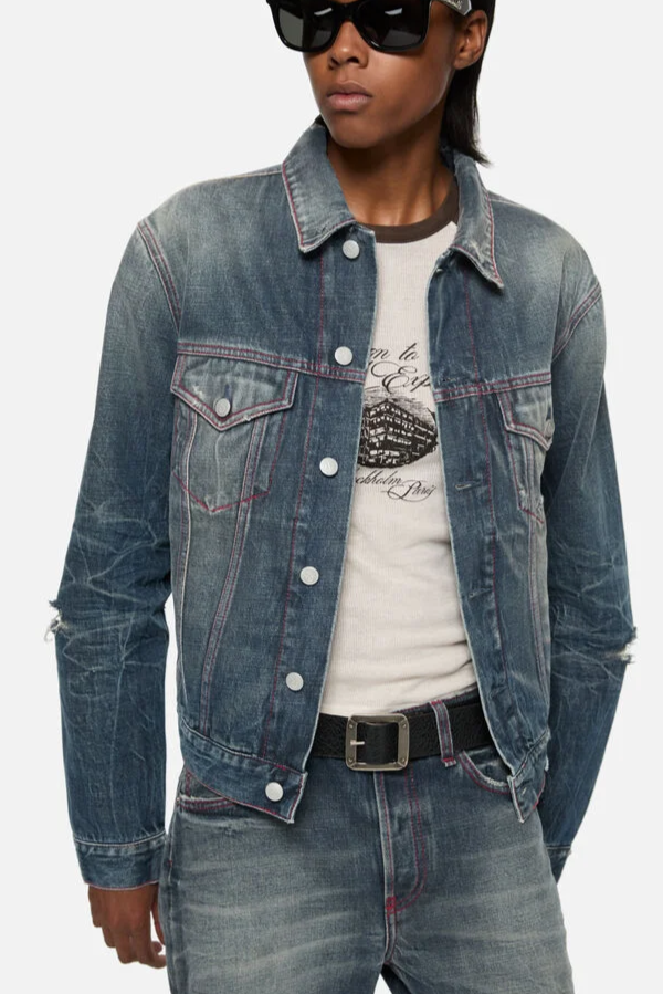 ACNE STUDIOS Re-edition worn denim jacket