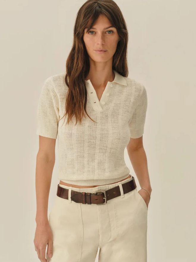 Seacoast Linen Jacquard Polo