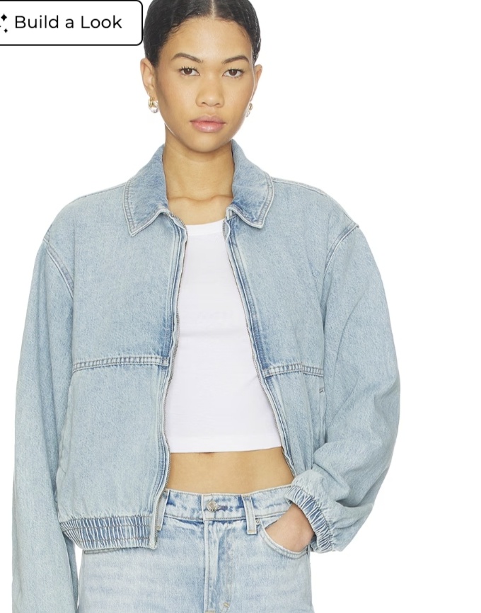 x We The Free Birdie Denim Jacket