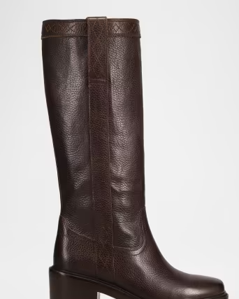 Kate Leather Pull-On Boots
