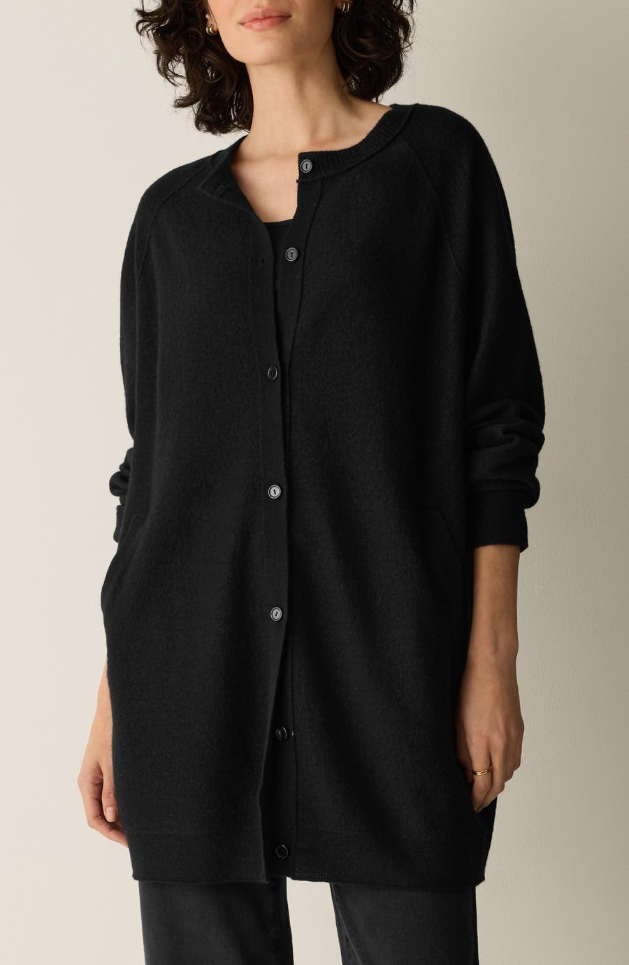 Long Wool Cardigan