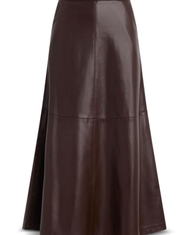 BLOOMINGDALE'S JOE'S JEANS THE TAVI FAUX LEATHER SKIRT
