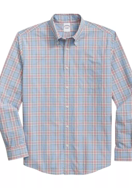 Friday Shirt, Poplin Tartan Pattern