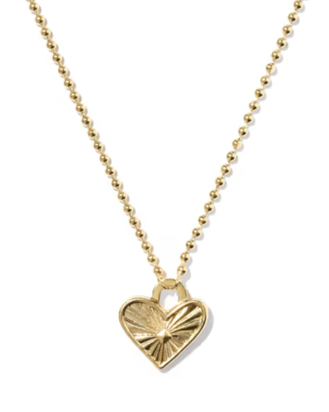 Ari Heart Beaded 14k Gold-Filled Necklace