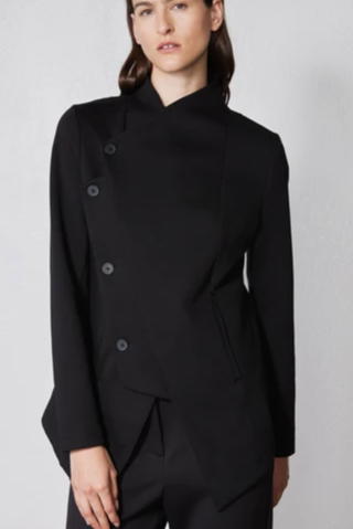 Off The Side Asymmetric Scuba Jacket