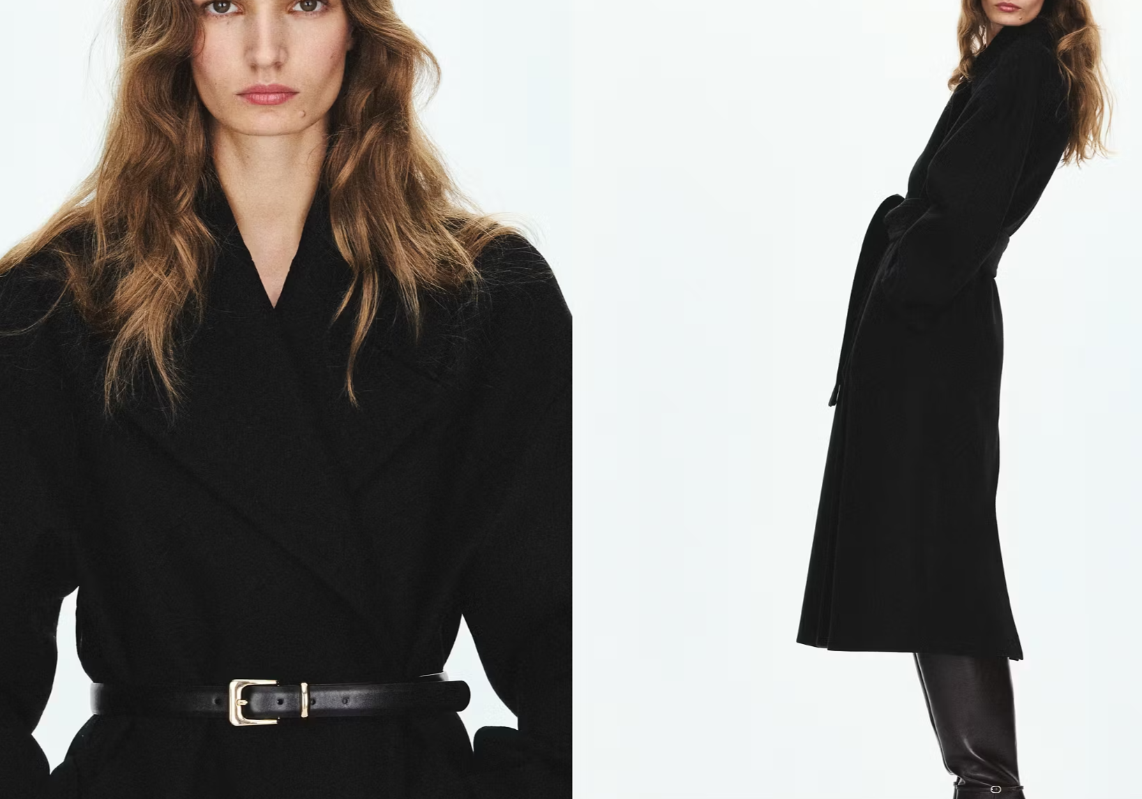 Manteco Wool Coat With Belt
