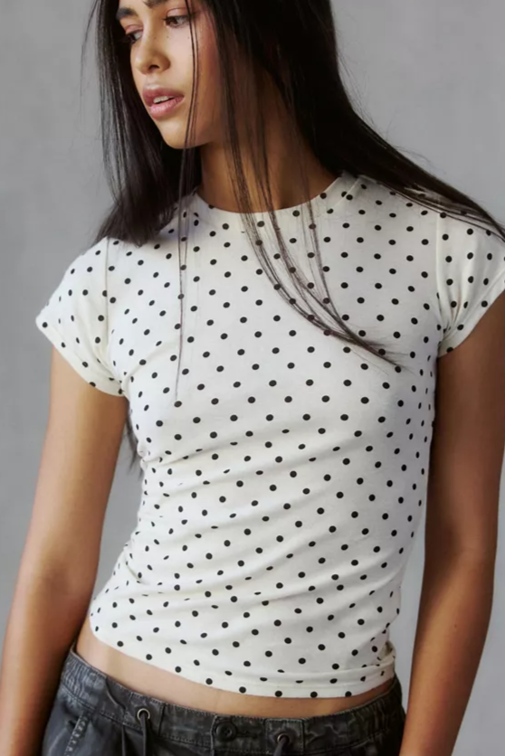 BDG Printed Short Sleeve Spill The Tee